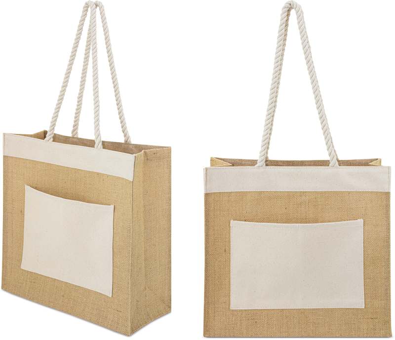 Taška vyrobená z juty