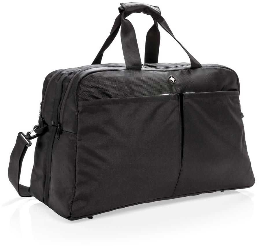 Swiss Peak RFID taška s otevíráním na způsob kufru