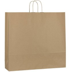 Hnědá recyklovaná taška 54x14x50 cm