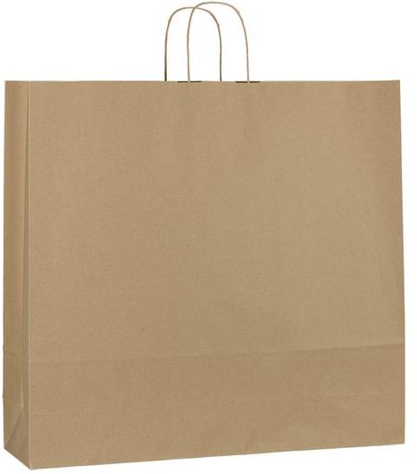 Hnědá recyklovaná taška 54x14x50 cm