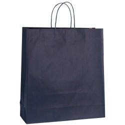 Tmavě modrá papírová taška 36x12x40