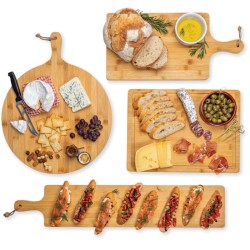 Kulatá servírovací deska z bambusu Ukiyo