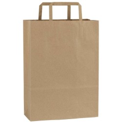 Světle hnědá recyklovaná taška 220x100x280 mm