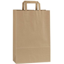 Světle hnědá recyklovaná taška 260x120x350 mm