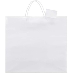Bílá dárková taška, 40x36x11cm