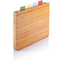 Bambusové prkénko se 4ks hygienických krájecích prkének