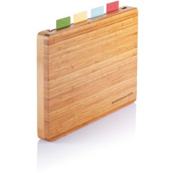 Bambusové prkénko se 4ks hygienických krájecích prkének