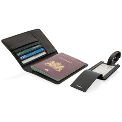 Cestovní dárková sada Swiss Peak z GRS recykl. PU