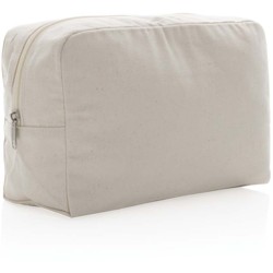 Nebarvená toaletní taška Impact z 285g recykl. canvas AWARE