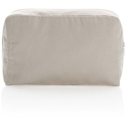 Nebarvená toaletní taška Impact z 285g recykl. canvas AWARE