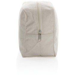 Nebarvená toaletní taška Impact z 285g recykl. canvas AWARE