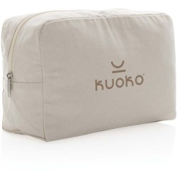 Nebarvená toaletní taška Impact z 285g recykl. canvas AWARE