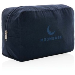 Nebarvená toaletní taška Impact z 285g recykl. canvas AWARE