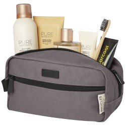 Toaletní taška Joey z recyklovaného plátna GRS, objem 3,5 l