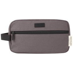 Toaletní taška Joey z recyklovaného plátna GRS, objem 3,5 l