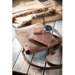 Kabelka z pravé kůže WILDERNESS
