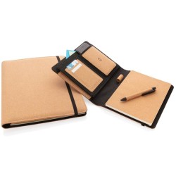 Korkové portfolio A4 s perem