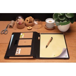Korkové portfolio A4 s perem