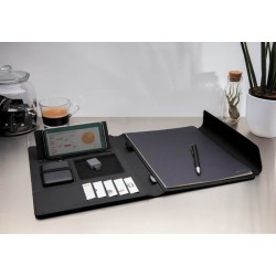 Portfolio A4 s bezdrátovým nabíjením a powerbankou Fiko