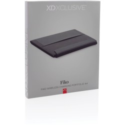 Portfolio A4 s bezdrátovým nabíjením a powerbankou Fiko