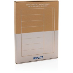 Portfolio A4 s magnetickým zapínáním Impact z RPET AWARE