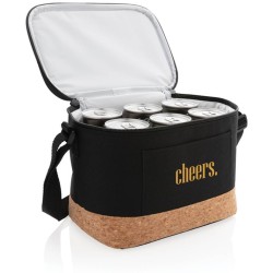 Dvoutónová chladící taška s korkovým detailem