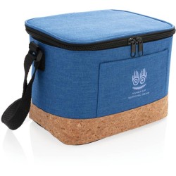 Dvoutónová chladící taška s korkovým detailem