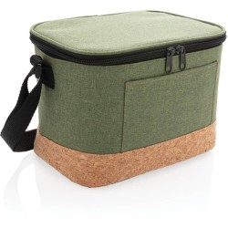 Dvoutónová chladící taška s korkovým detailem