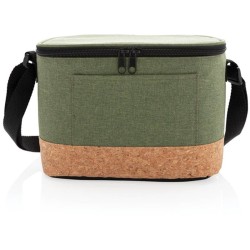 Dvoutónová chladící taška s korkovým detailem