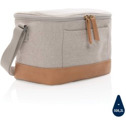 Malá chladící taška Impact z 16 oz. recykl. canvas AWARE
