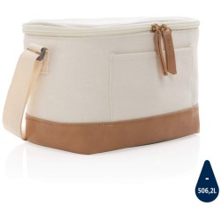 Malá chladící taška Impact z 16 oz. recykl. canvas AWARE