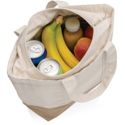 Nebarvená chladící taška Impact z 285g recykl. canvas AWARE