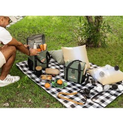 ROMA L. 600D rPET a ripstop polstrovaný termo batoh