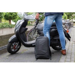 Černý batoh na 15,6 notebook Fashion PVC free