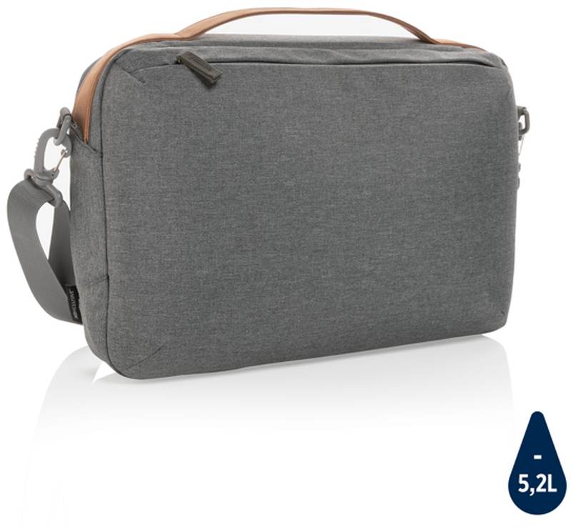 Dvoutónová taška na 15,6 notebook Impact z 300D RPET AWARE