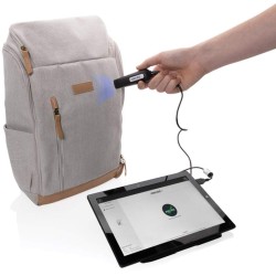 Batoh na 15 notebook Impact z 16 oz. recykl. canvas AWARE