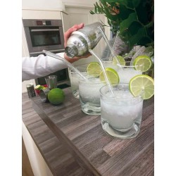 Sada skleněných brček DRINK TOGETHER