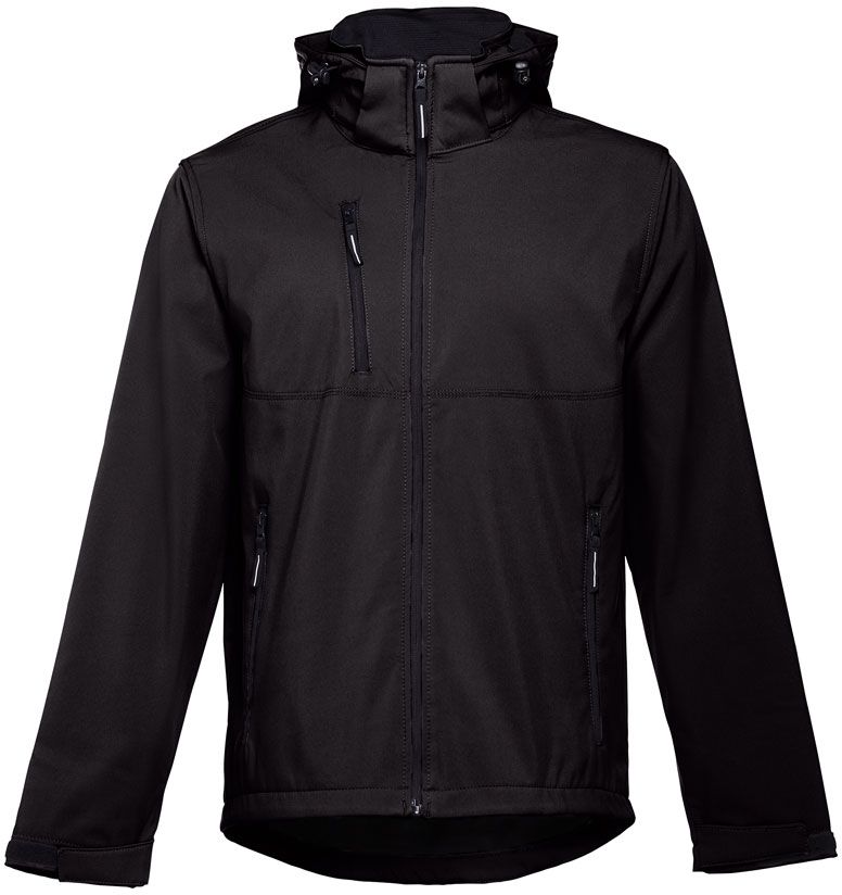 Zagreb pánská softshellová bunda se snímatelnou kapucí