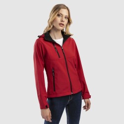 Zagreb women dámská softshellová bunda se snímatelnou kapucí
