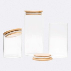 Skleněná nádoba ECO STORAGE S, kapacita: cca. 450 ml