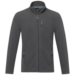 Pánská recyklovaná celorozepínací fleecová bunda GRS Amber