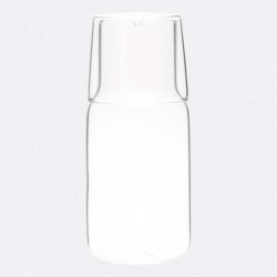 Skleněná karafa se sklenicí CALMY