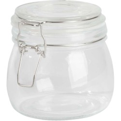 Skleněná skladovací nádoba CLICKY M, kapacita cca. 500 ml