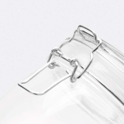 Skleněná skladovací nádoba CLICKY L, kapacita cca. 750 ml