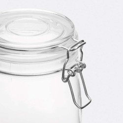 Skleněná skladovací nádoba CLICKY L, kapacita cca. 750 ml