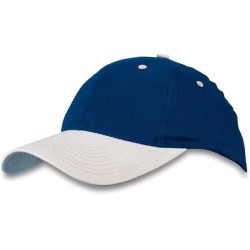 Modrá šestidílná čepice