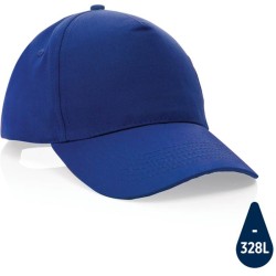 5 dílná kšiltovka Impact ze 190g recyklované bavlny AWARE