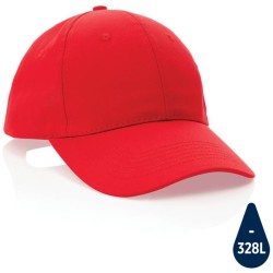 6 dílná kšiltovka Impact ze 190g recyklované bavlny AWARE