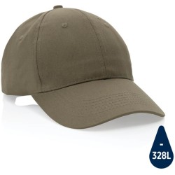 6 dílná kšiltovka Impact ze 190g recyklované bavlny AWARE