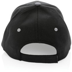 6 dílná kontrastní kšiltovka Impact z 280g rec. bavlny AWARE